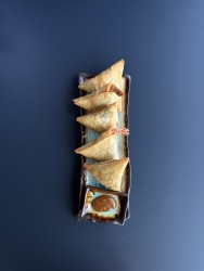 Samousas au bœuf et curry