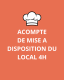 Acompte de mise a disposition du local 4h (M kenzinger)